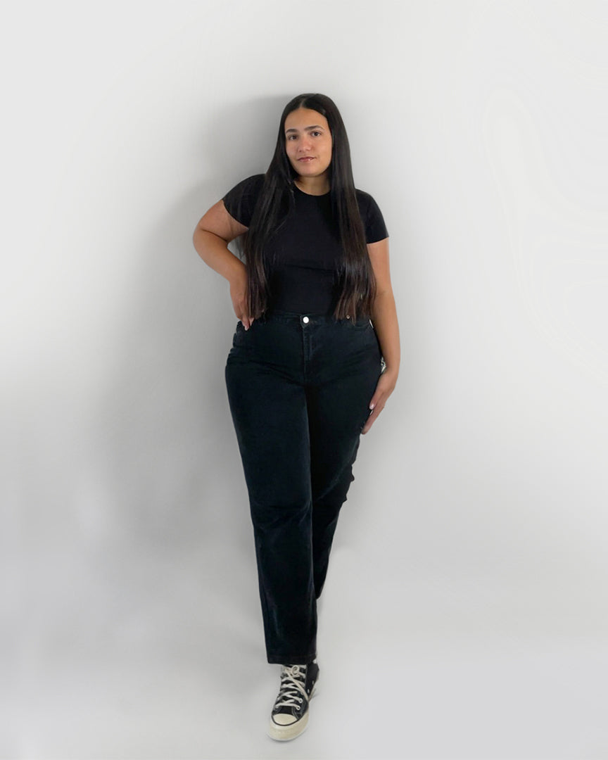 🍑 Peach Perfect Jeans - Black NO.1