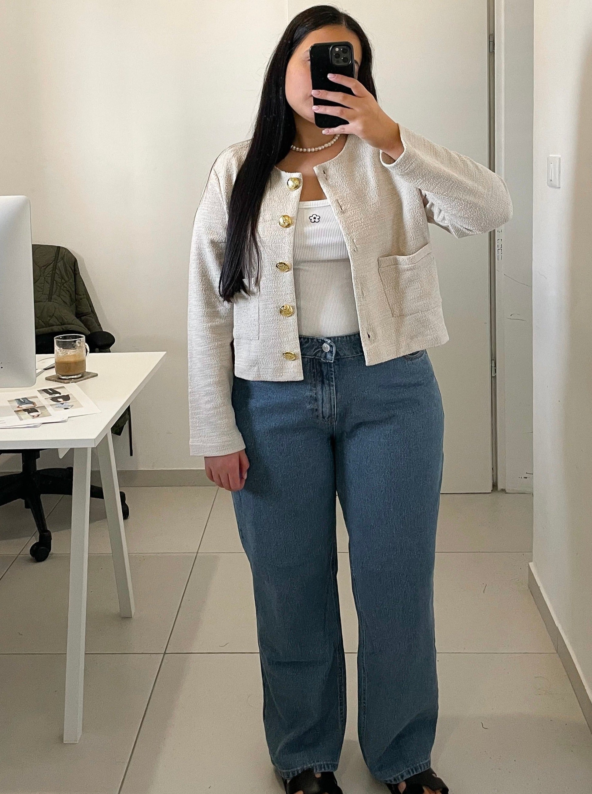 Peach Perfect Jeans NO.3 - Blue