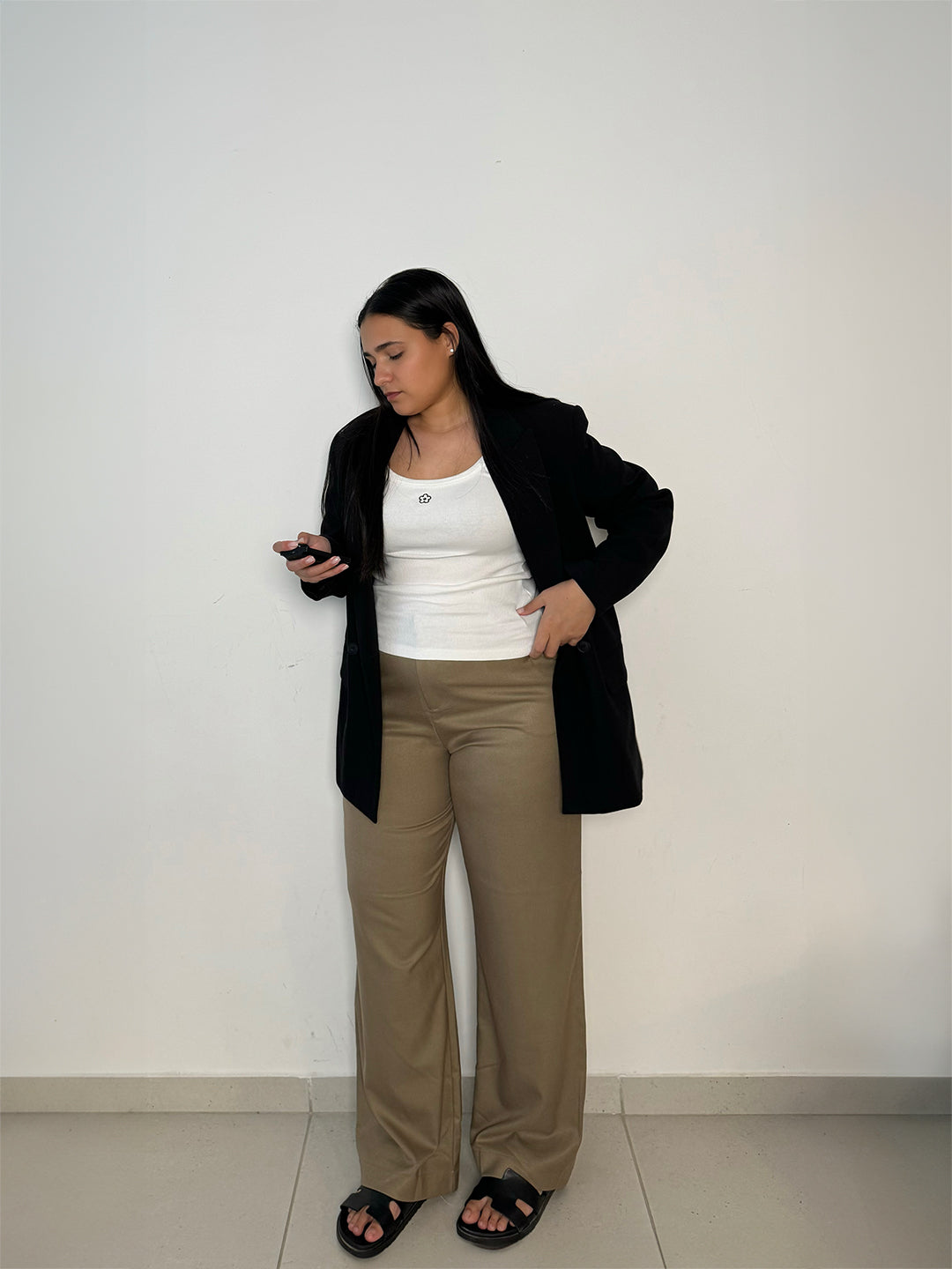 Business Pants - קאמל