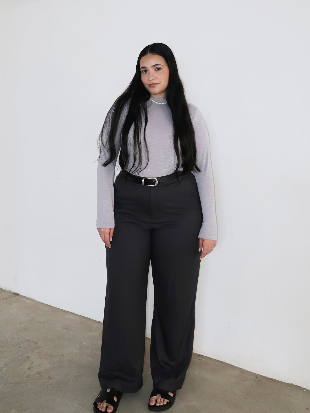 Business Pants - אפור