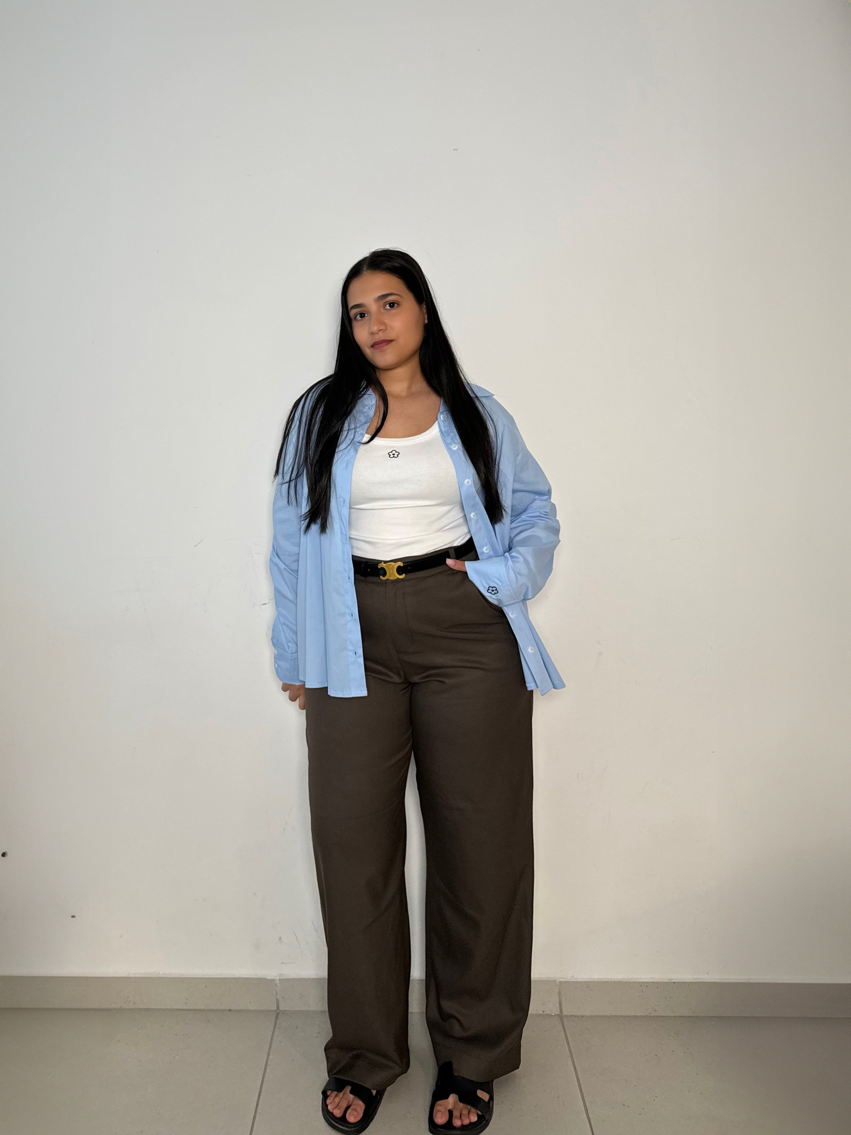 Business Pants - חום