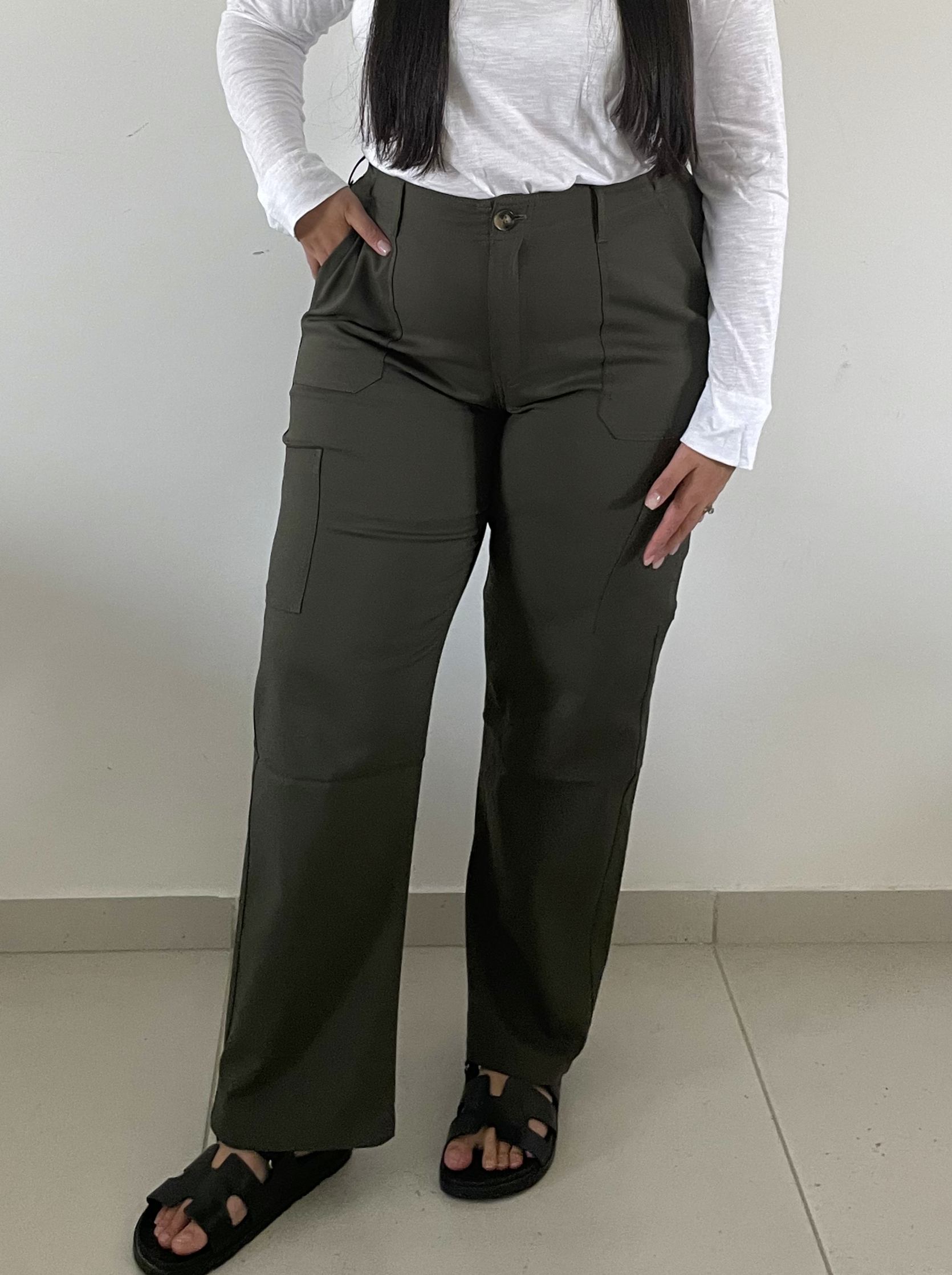 Cargo Pants - Deep Green