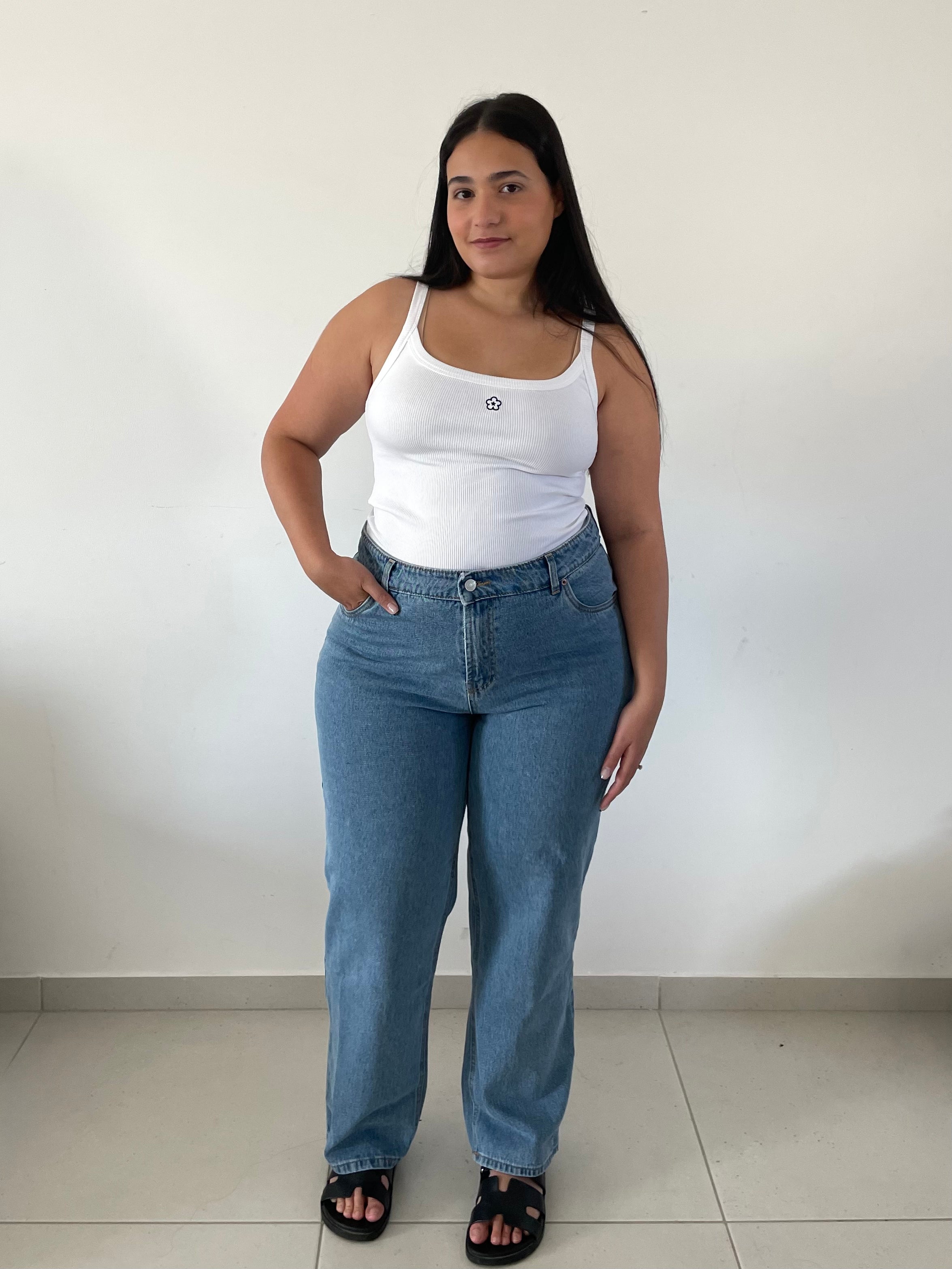 Peach Perfect Jeans NO.3 - Blue