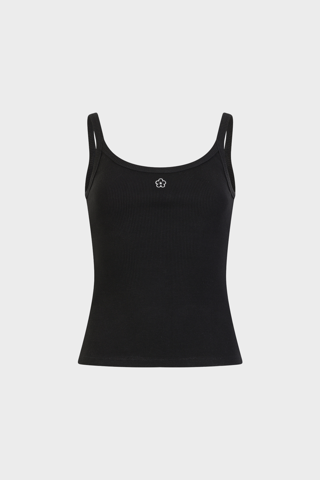 Snatched Waist Tank Top - Black