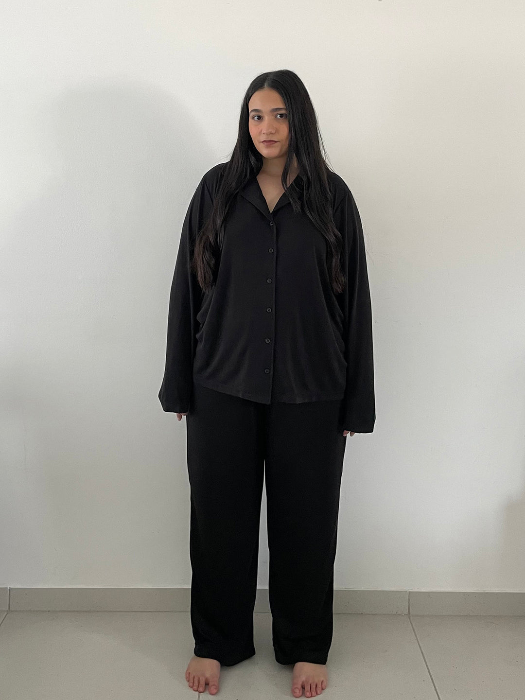 Feels Like Home ☁️Pajama - שחור