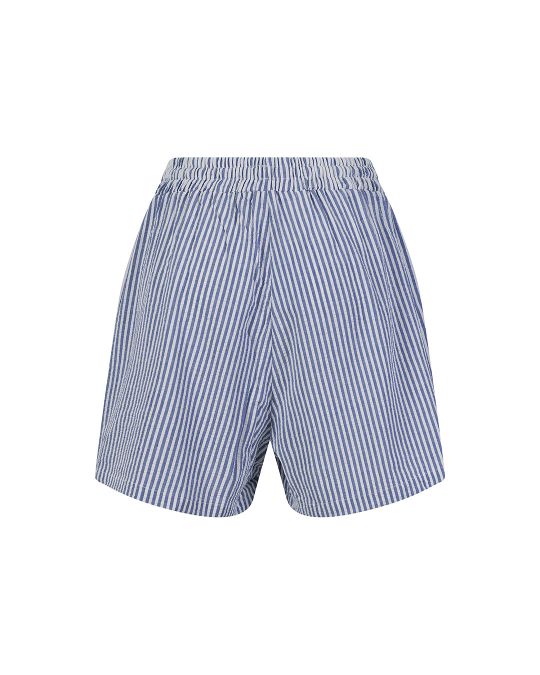 Comfy Shorts - Blue and White Stripes