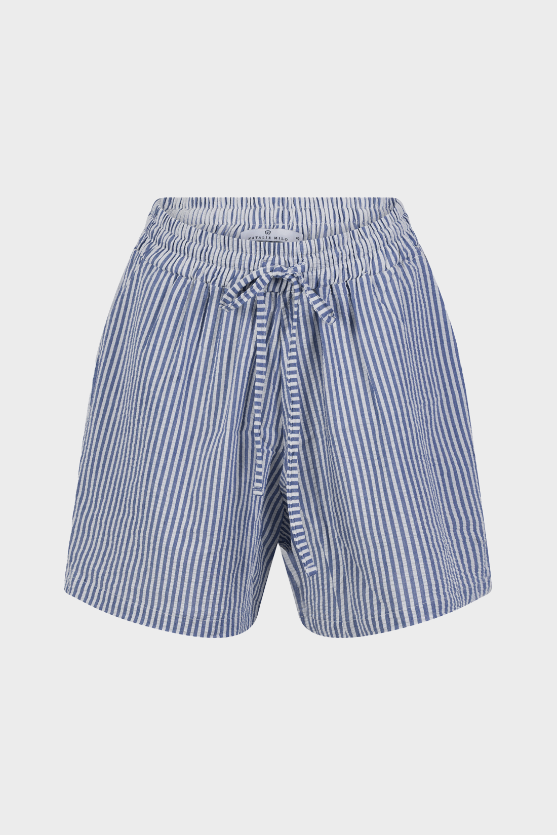 Comfy Shorts - Blue and White Stripes