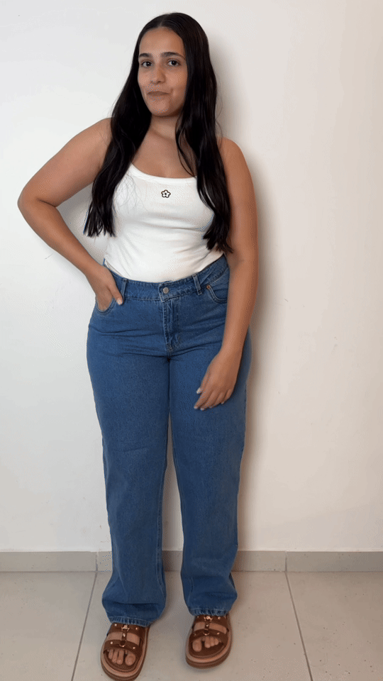 Peach Perfect Jeans NO.3 - Blue