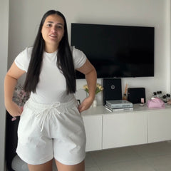COMFY SHORTS - לבן