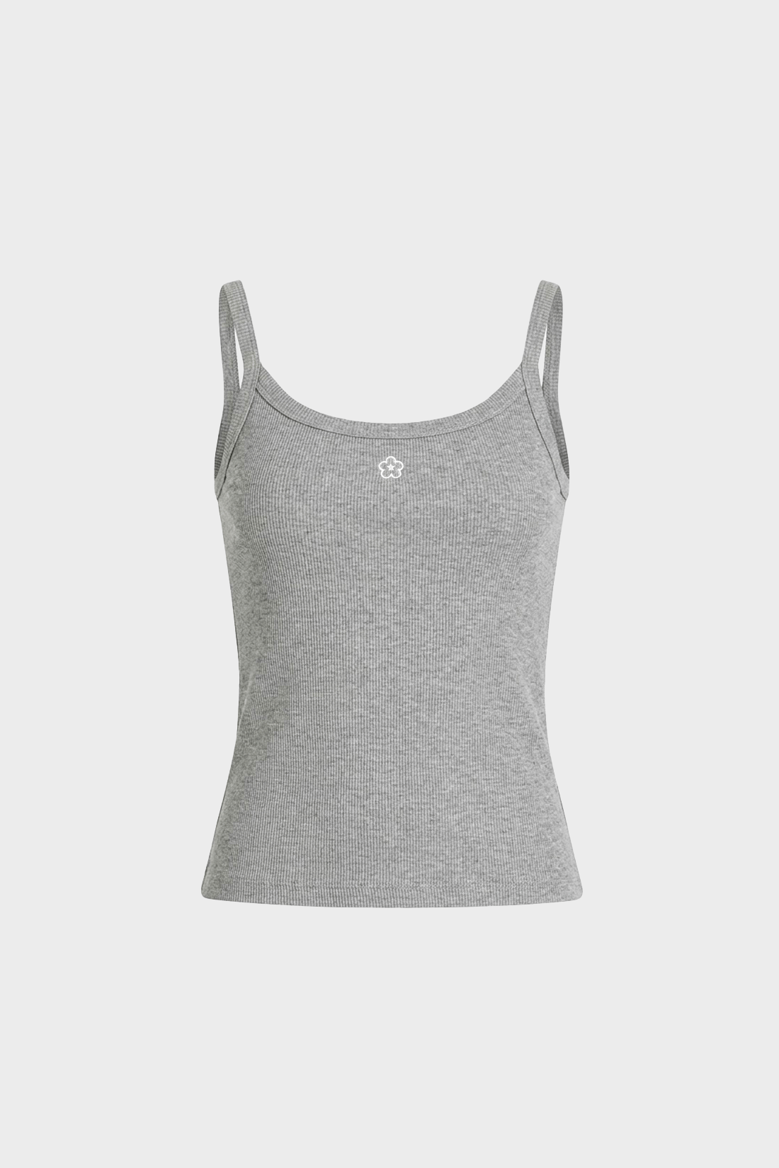 Snatched Waist Tank Top - Grey