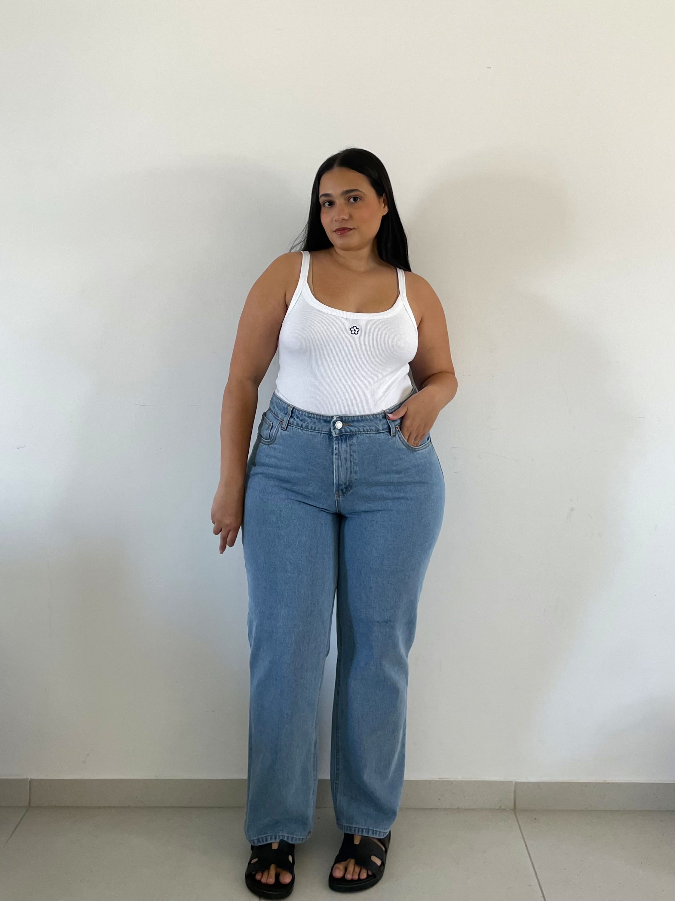 🍑 Peach Perfect Jeans NO.2 - Light Blue